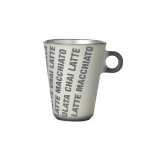 taza macchiato gris grafia ”ooh magico”, Leonardo