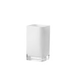 florero de vidrio blanco 20×11 cm ”lucca”, Leonardo