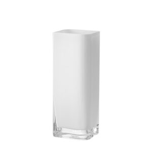 florero de vidrio blanco 30×11 cm ”lucca”, Leonardo