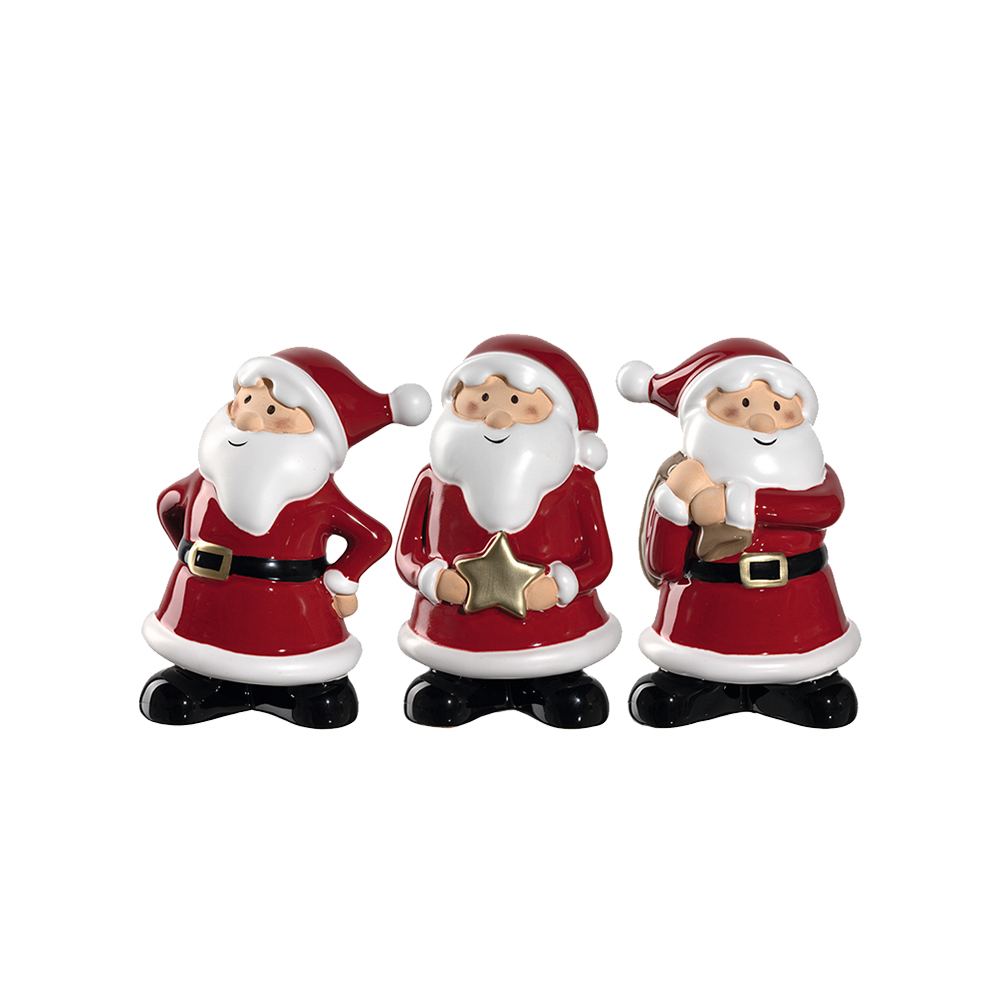 santa claus h 15 cm ”casolare”, Leonardo