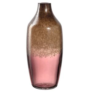 Florero de 30 cm de alto, ”BURGUNDY POESIA”, Leonardo