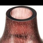 Florero de 30 cm de alto, ”BURGUNDY POESIA”, Leonardo