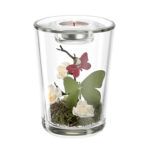 portavela con mariposa h15.7 cm primavera, Leonardo