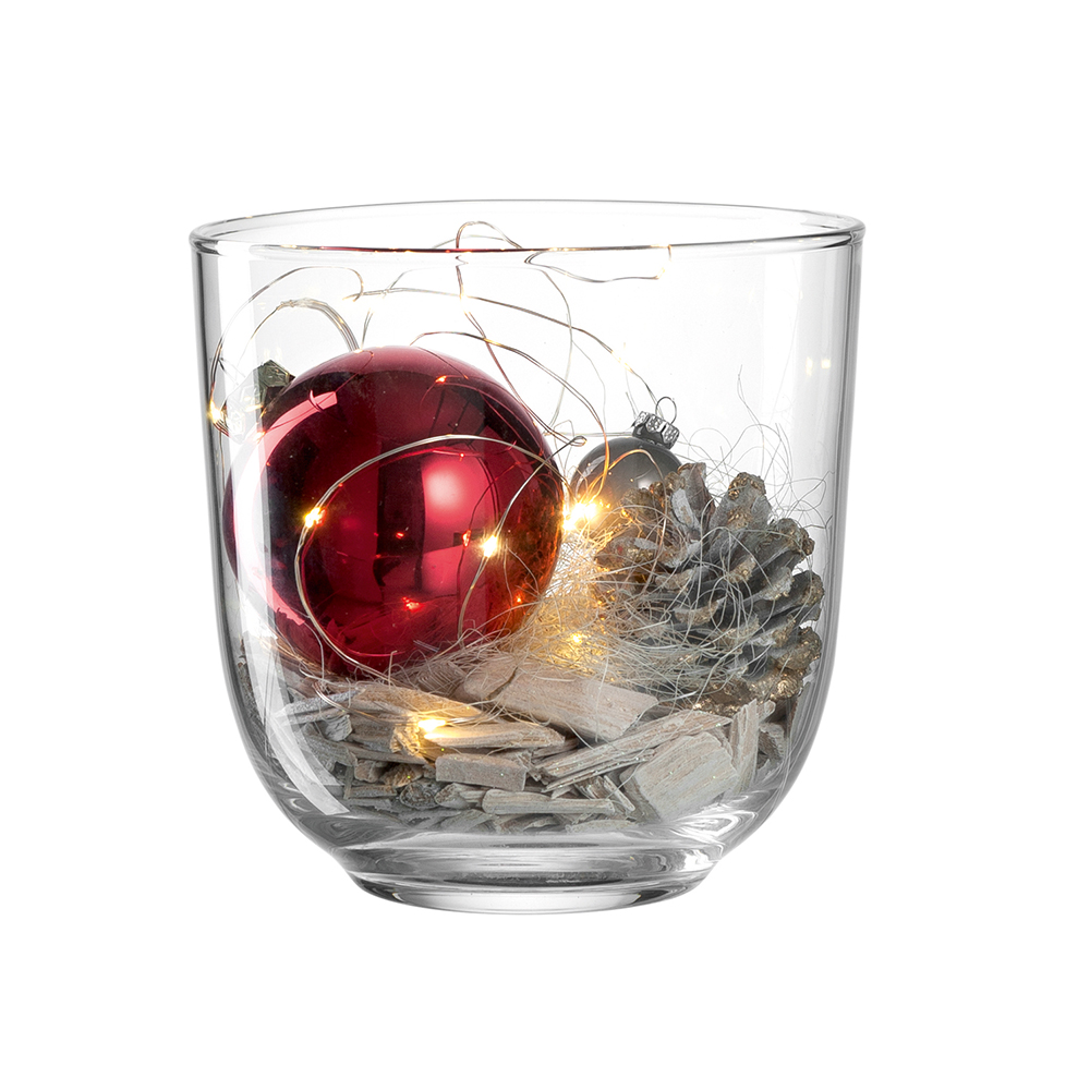 lampara led hurricane deco roja 17 cm vivo leo, Leonardo