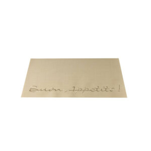 mantel individual beige brocado 35×48 cm, Leonardo
