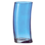 vaso azul oscilado 450 ml h16 cm ”swing”, Leonardo
