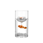 pecera con portavela h 20 cm mare, Leonardo