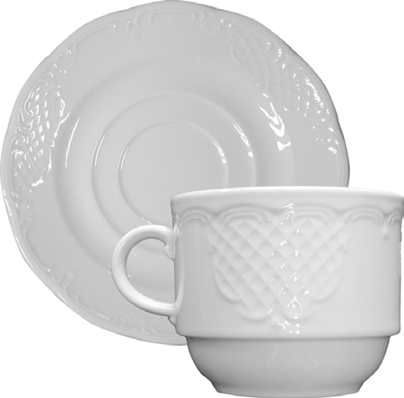 Juego de taza de 250 ml, con plato, ”OLYMPIA”, Mitterteich