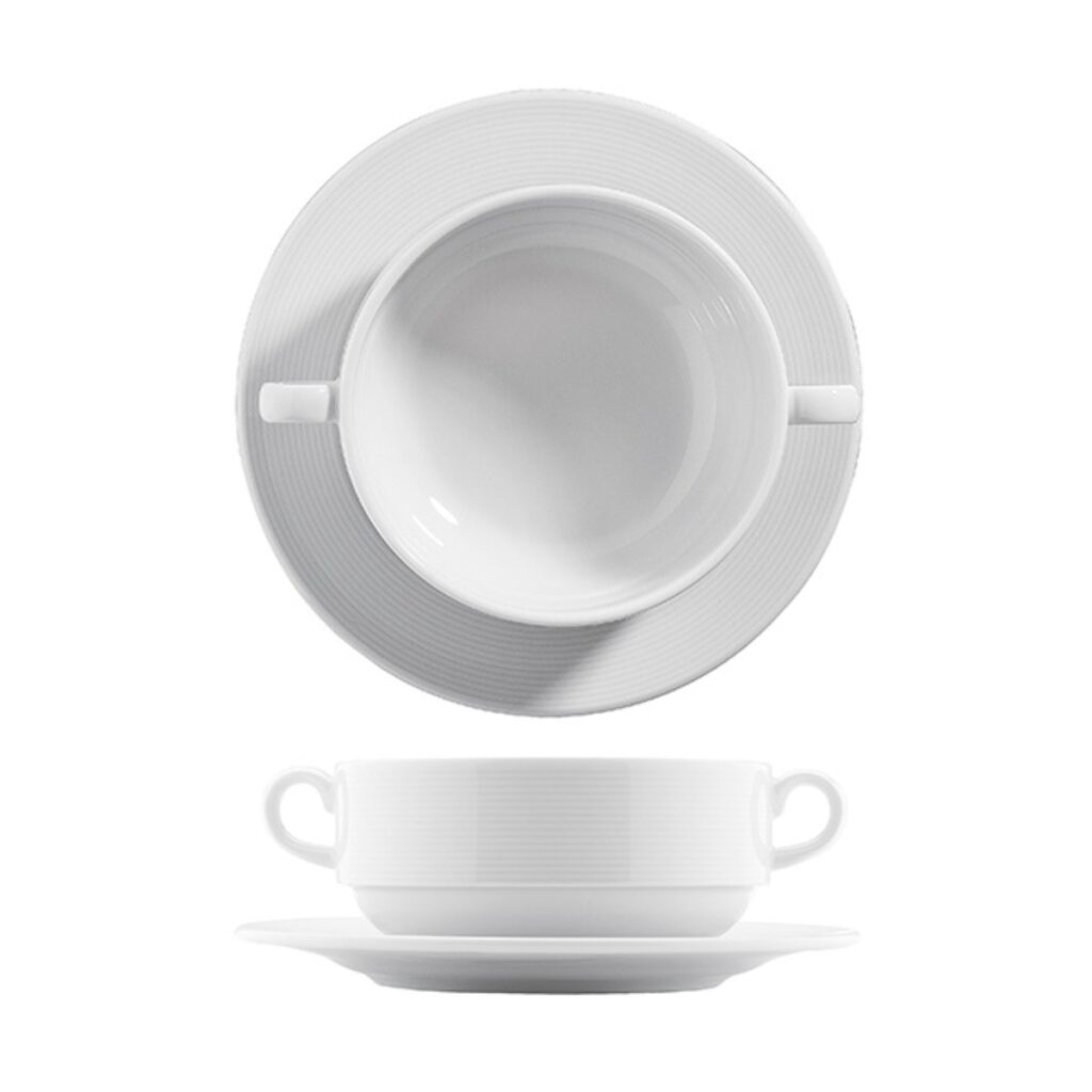 Plato para tazón de cosnomé, de 18 cm, ”REY”, Mitterteich