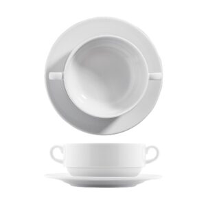 Plato para tazón de cosnomé, de 18 cm, ”REY”, Mitterteich