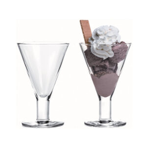juego de 2 copas para helado 18 cm 350 ml ”sky”