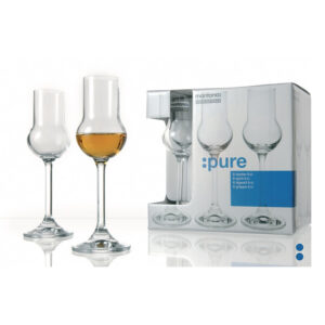 Juego de 6 copas para aguardiente/grappa h 17 cm 200 ml pure