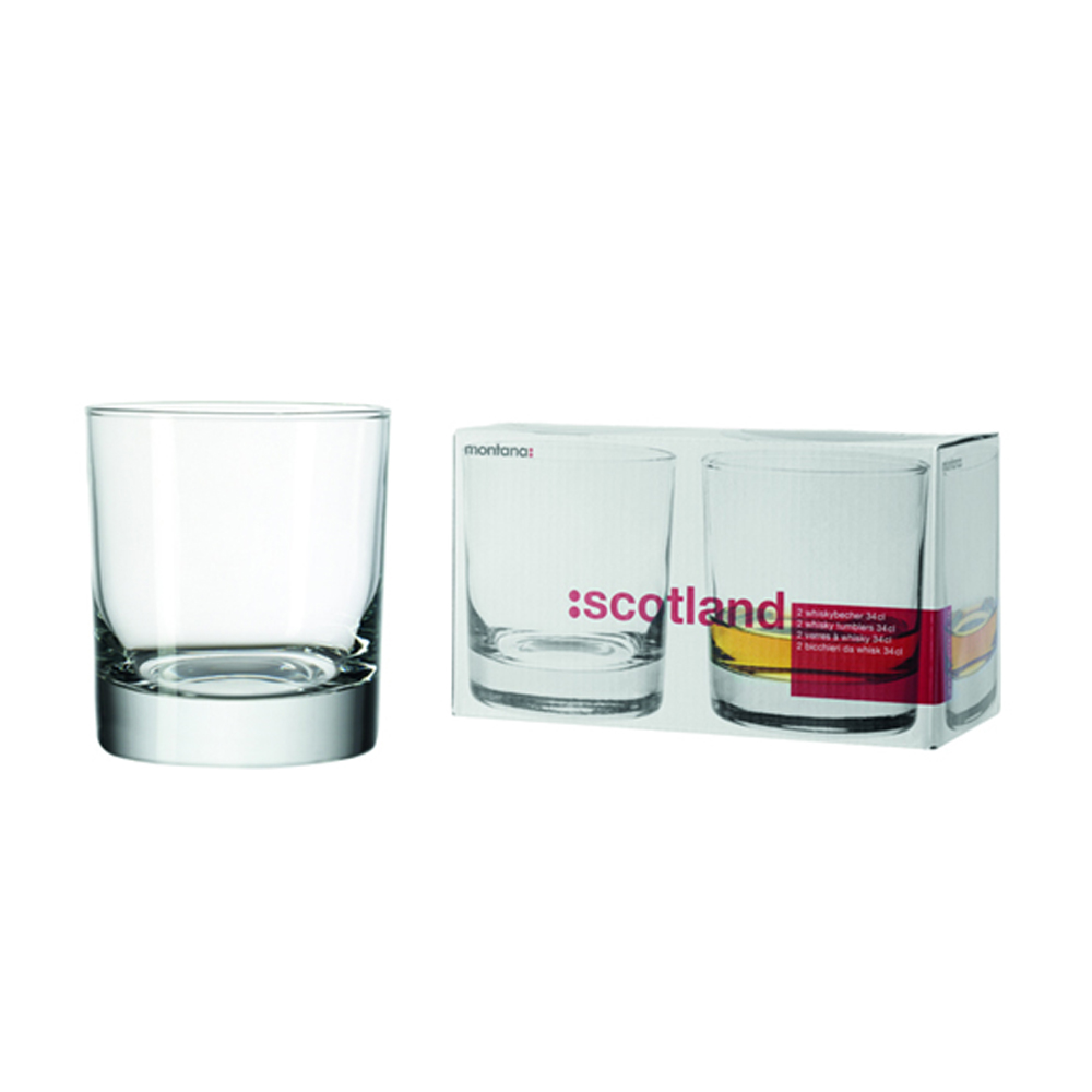 juego de 2 vasos para whisky ”scotland”