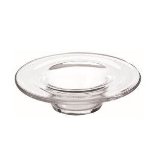 plato para café transparente d 13 cm ”brasil”