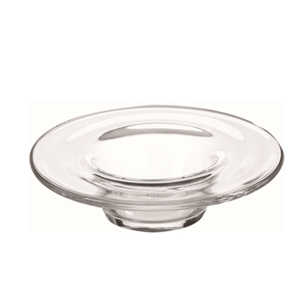 plato para café transparente d 13 cm ”brasil”