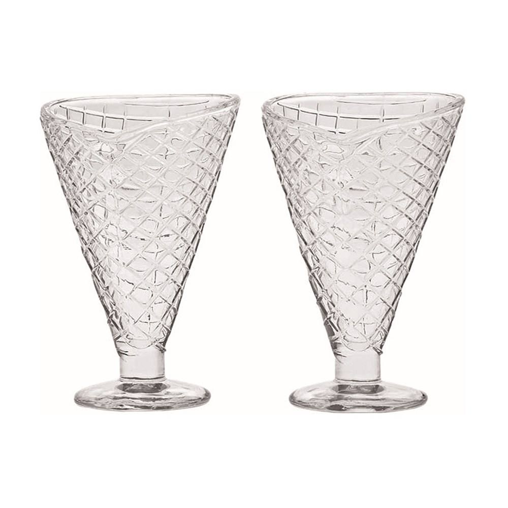 juego de 2 copas para helado/postre 210 ml ”joy”