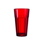 vaso rojo 315 ml ”flow”