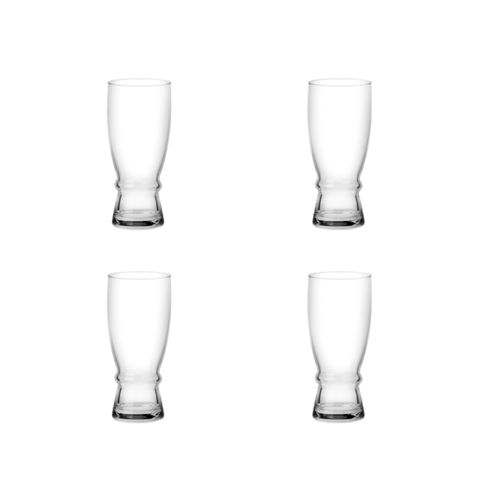 juego de 4 vasos ”hansa” h 160 mm 375 ml