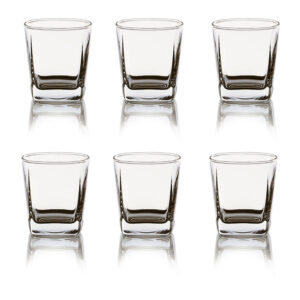 juego de 6 vasos 7 oz / 205 ml ''plaza'' gb