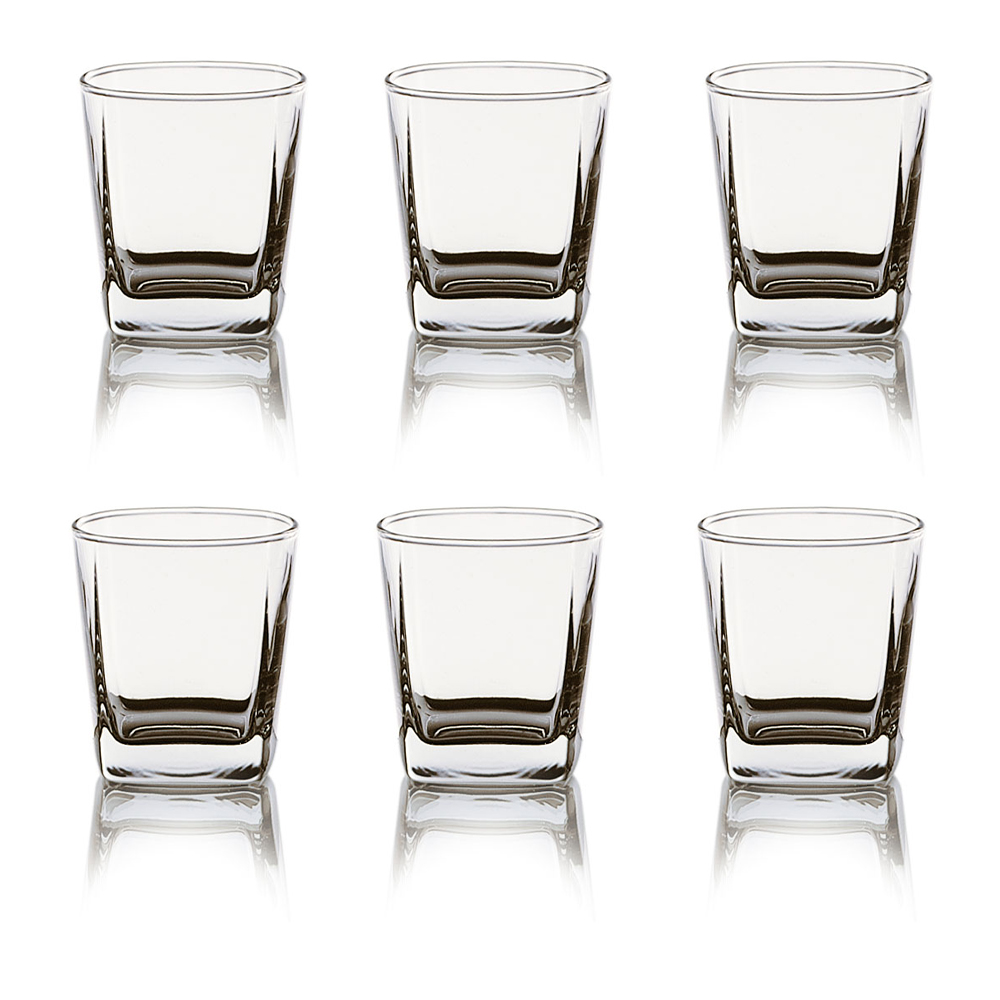 juego de 6 vasos 7 oz / 205 ml ”plaza” gb