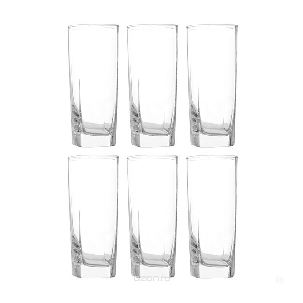 juego de 6 vasos 14 oz / 405 ml ”plaza” gb