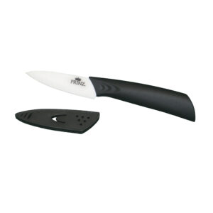 cuchillo pelador 3'' gb hoja blanca mango negro