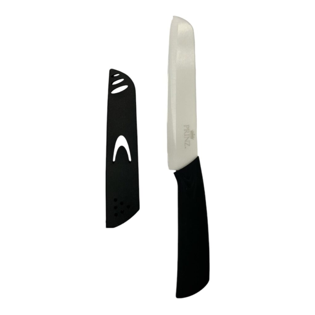 Cuchillo rebanador 6 gb hoja blanca mango negro