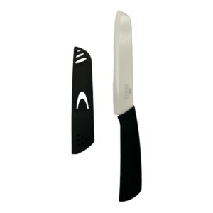 Cuchillo rebanador 6 gb hoja blanca mango negro