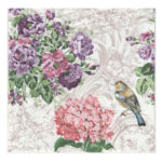 juego de servilletas ”charming garden” lunch 33 x33 20 pzas