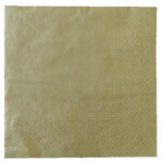 juego de servilletas lunch 33 x33 20 pzas unicolor gold