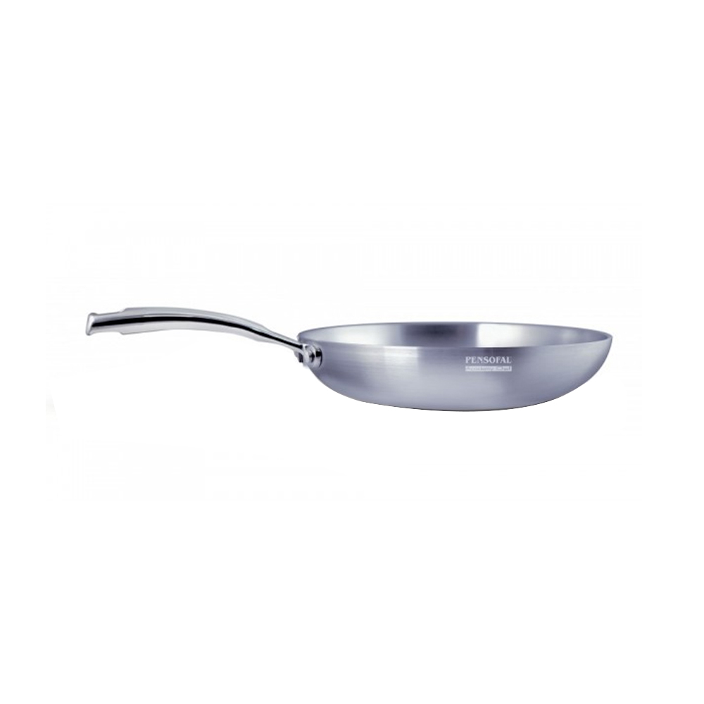 Sartén con mango de acero inox 24 cm ”academy chef”, PENSOFAL