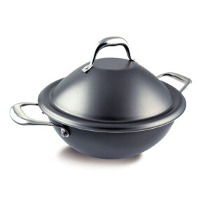 Vaporera Wok Con 2 Asas Y Tapa 24 Cm Invictum, PENSOFAL