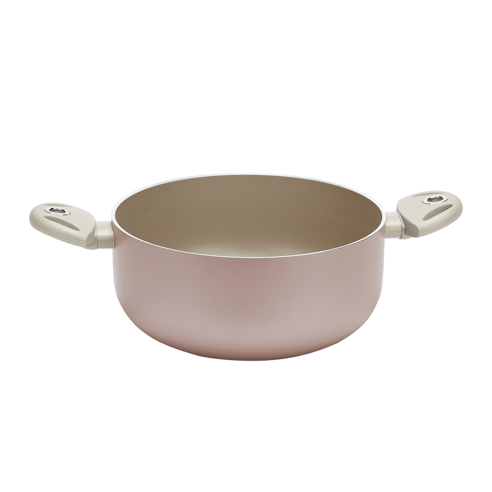 Cacerola con asas 24 cm ”rose diamond”, PENSOFAL