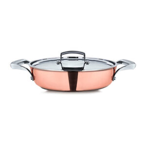 Juego De Cacerola Con Recubrimiento De Cobre Con Tapa Y 2 Asas 2,5 De Fondo D28 Cm Reserve, PENSOFAL