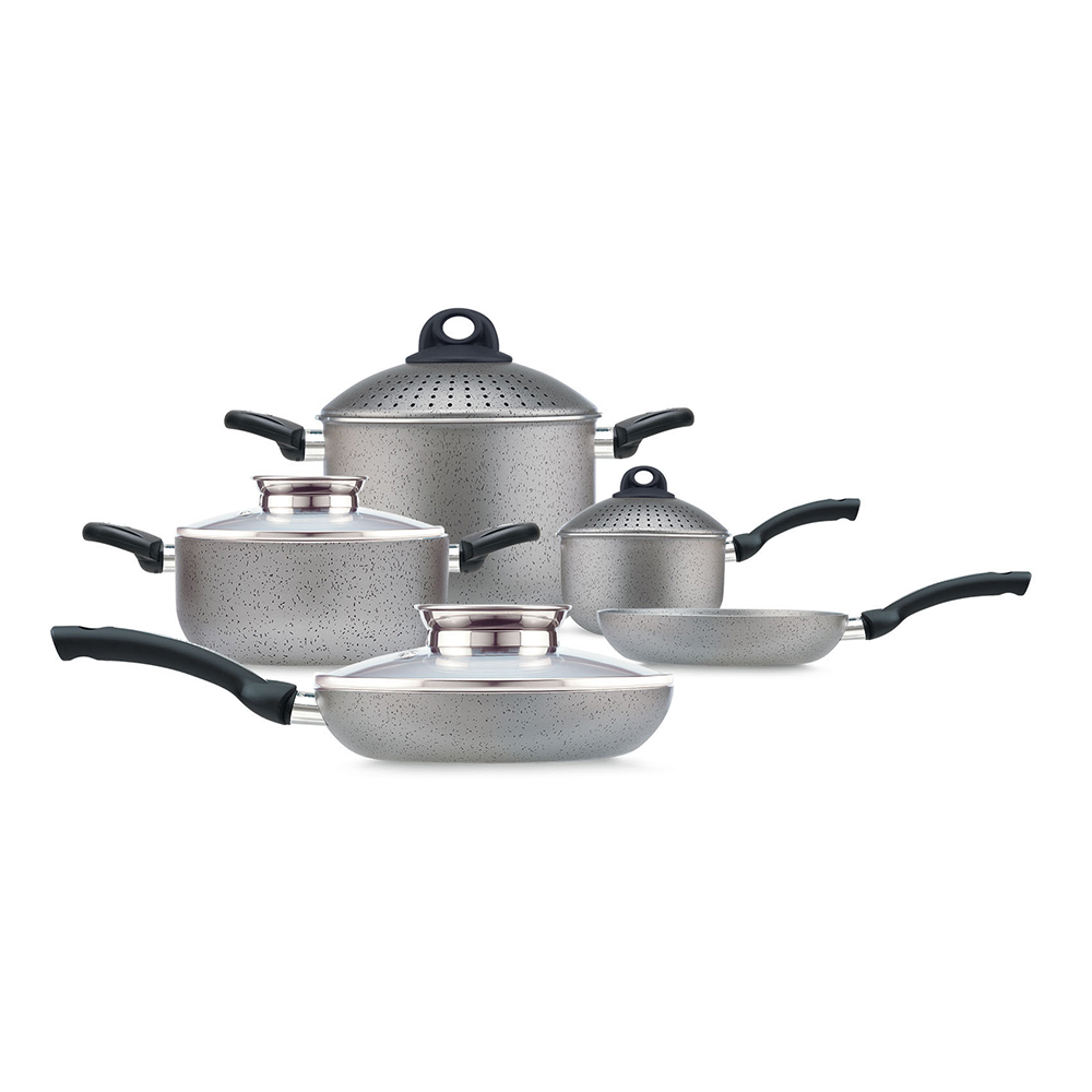 Bateria De Cocina 9 Pzs Inducta Biostone, PENSOFAL