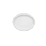 plato oval 25 cm ”top life” blanco