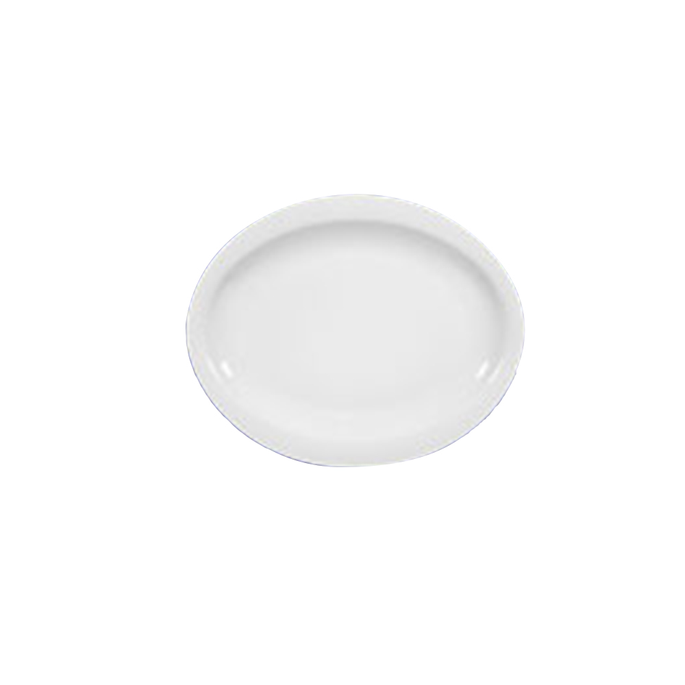 plato oval 31.5 cm ”top life” blanco