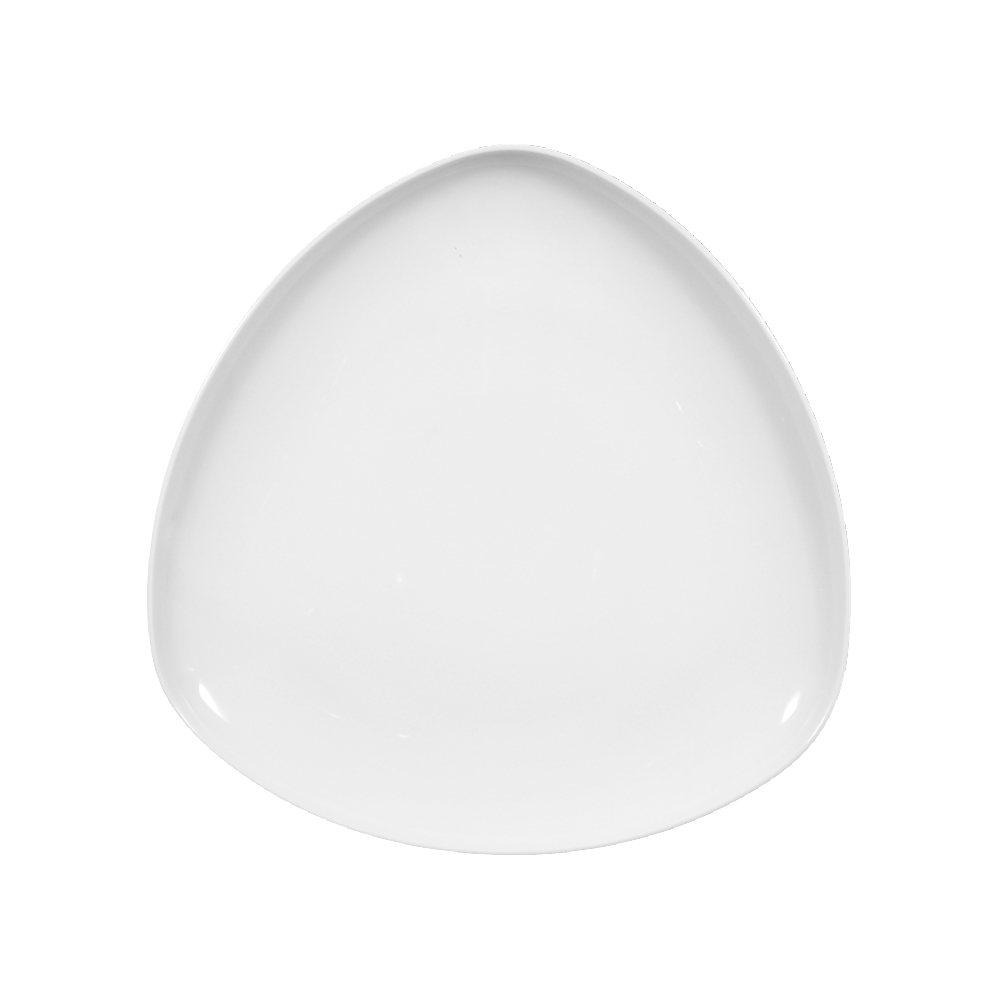 plato llano 20 cm triang. ”sketch” blanco