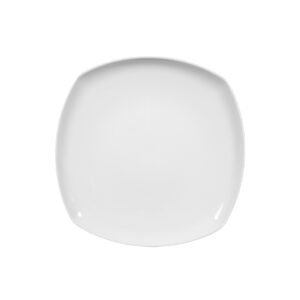 plato trinche cuadrado 26 cm ”sketch” blanco