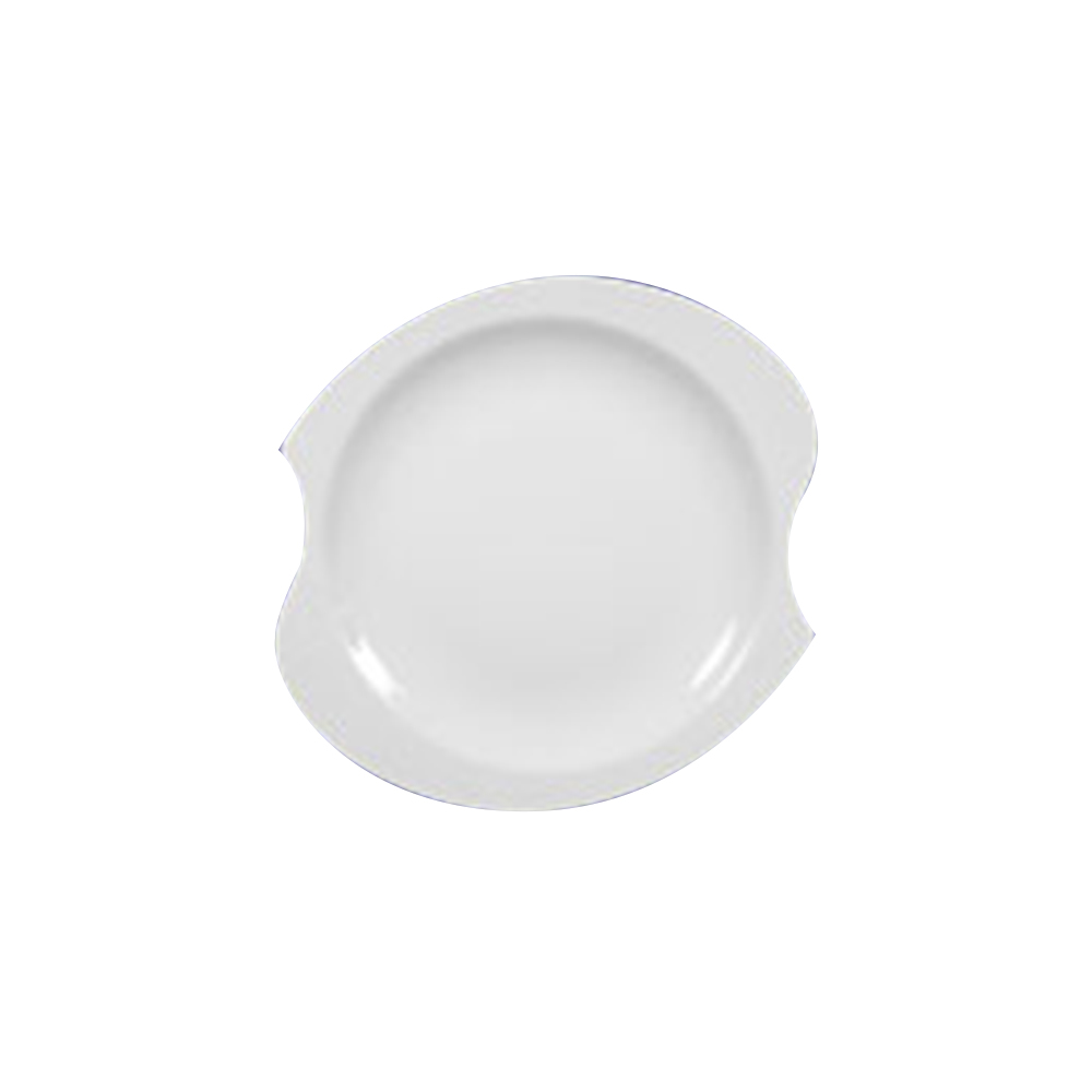 plato llano 21 cm din redondo ”sketch” blanco