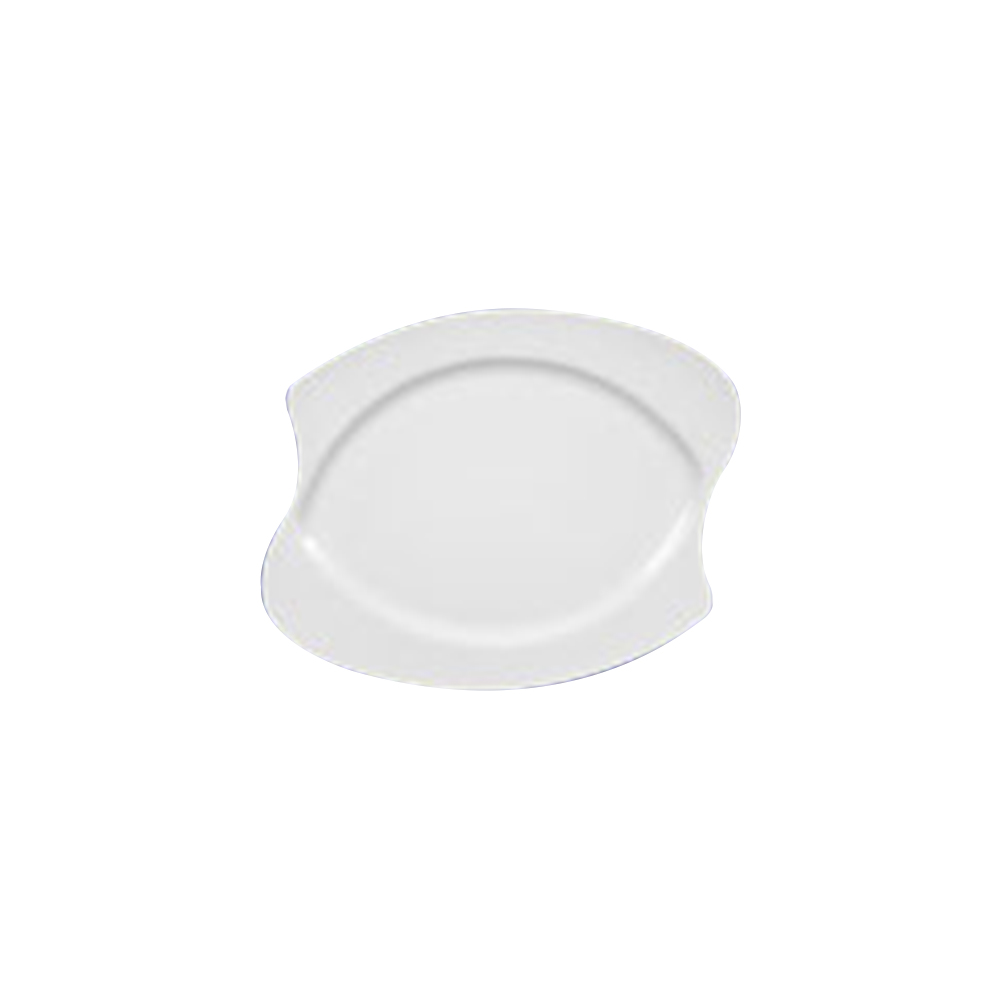 platón oval din 21 cm ”sketch” blanco