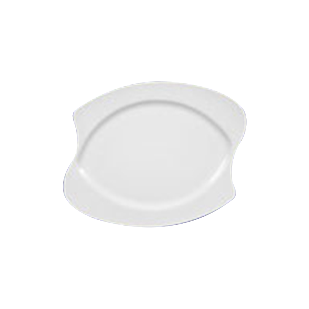 platón oval 34 cm ”sketch” blanco