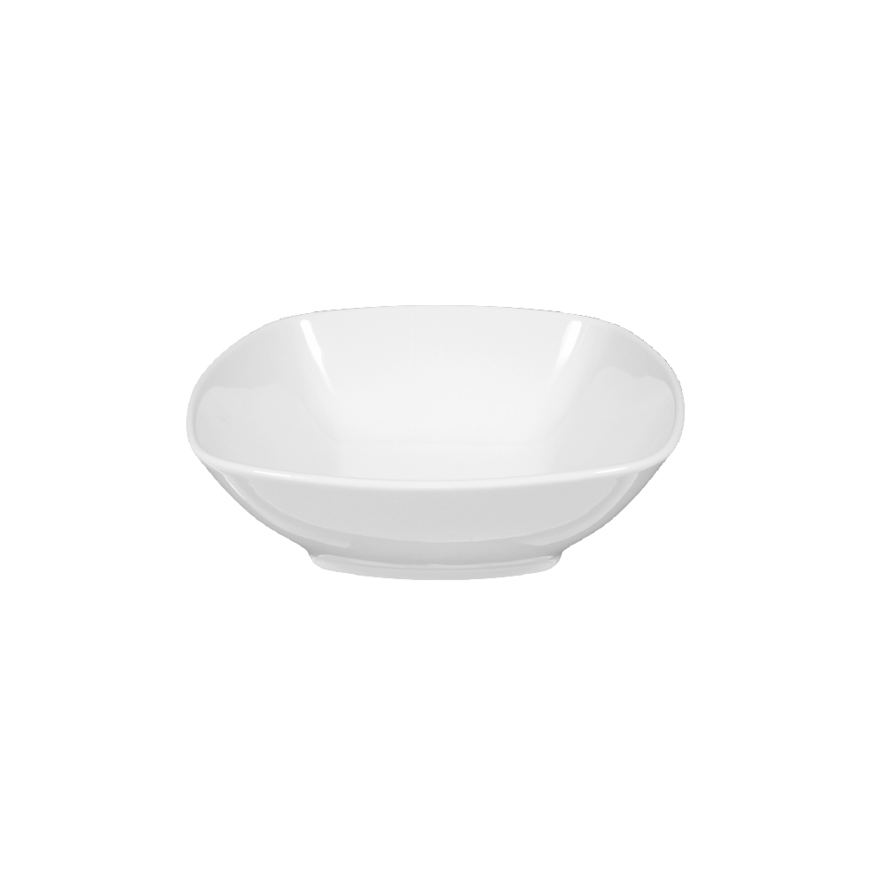 tazón 15 cm cuadrado ”sketch” blanco