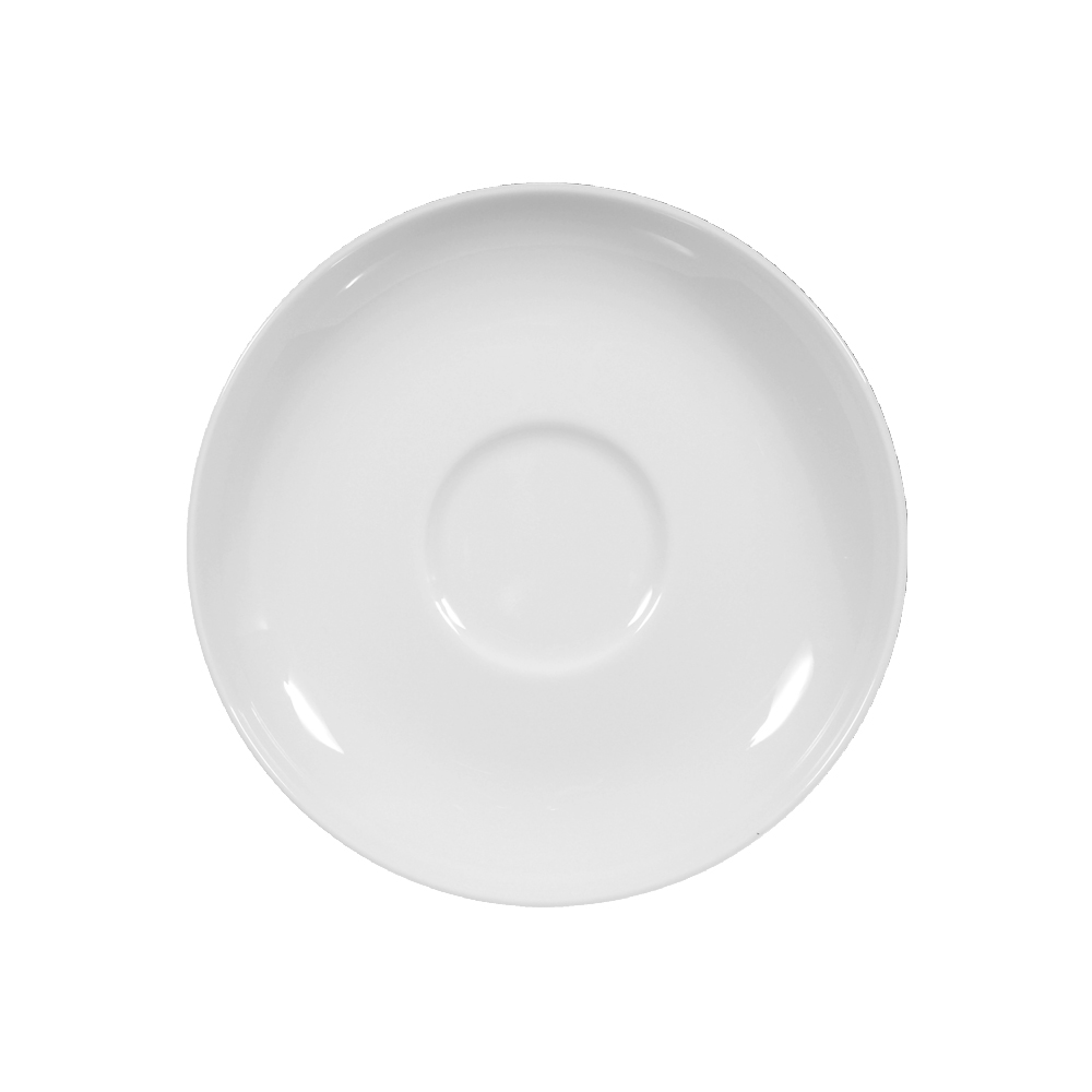 plato para taza para café 14.5 cm redondo ”sketch” blanco