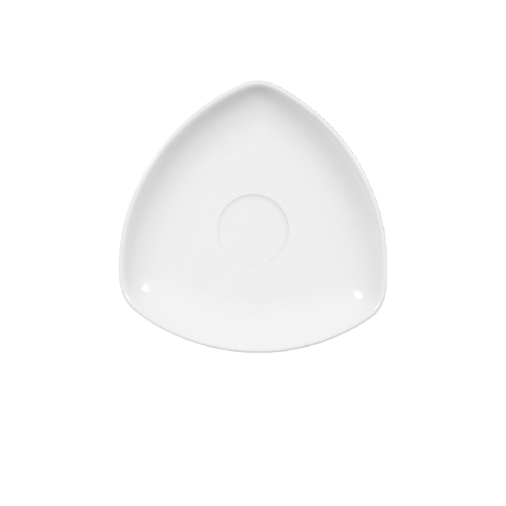 plato para taza para mocca triang. ”sketch” blanco