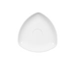 plato 15 cm triangular ”sketch” blanco