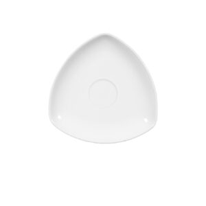 plato 15 cm triangular ”sketch” blanco