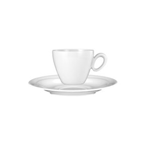 juego de taza para espresso 0.09 l con plato ''trio'' blanco