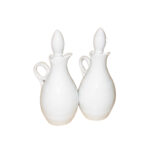 juego de aceitera & vinagrera ”lukullus/meran” blanco