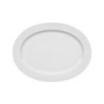 platón oval 28 cm ”lukullus” blanco